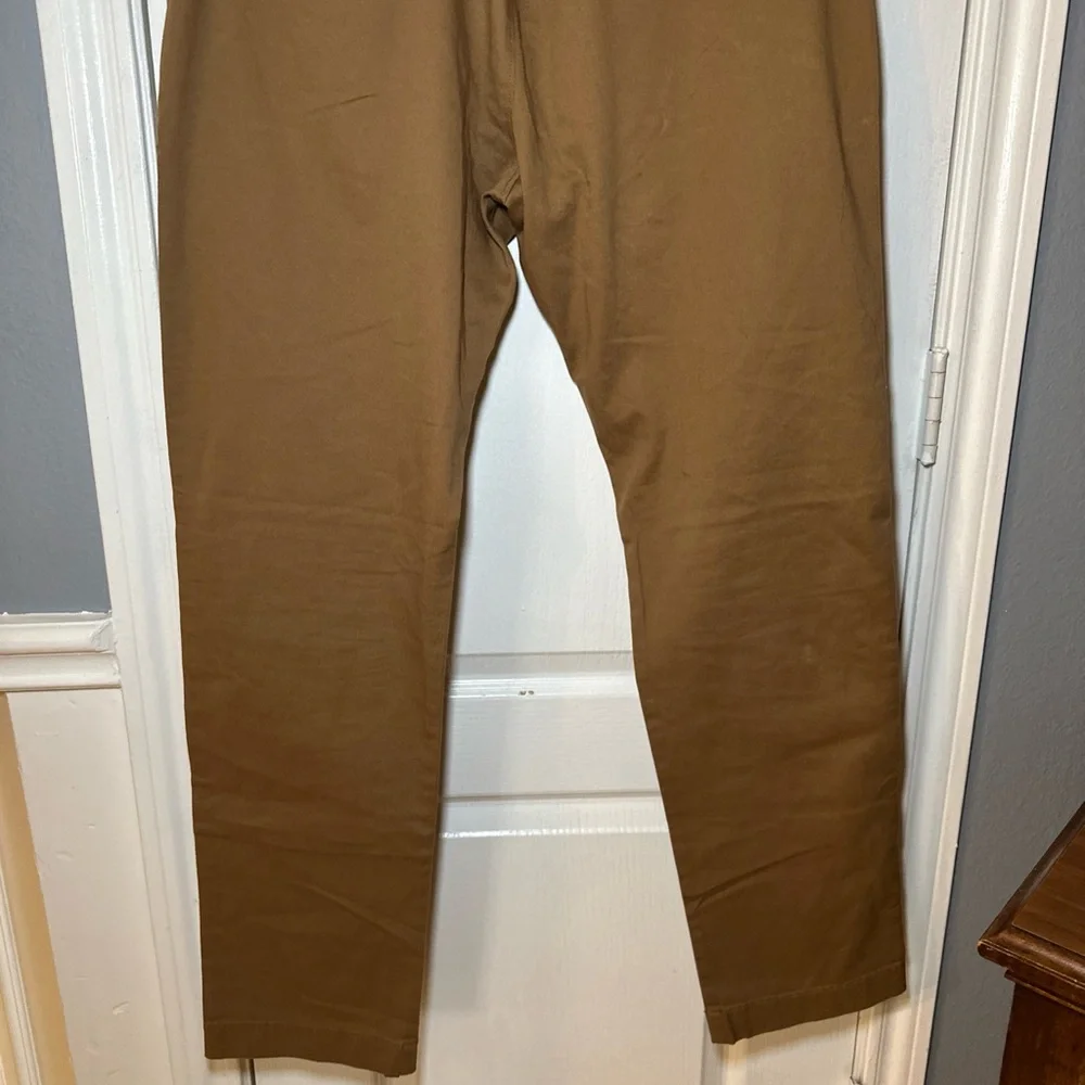 J.Crew‎ flex slim chino men’s pants size 36X32 color river brown